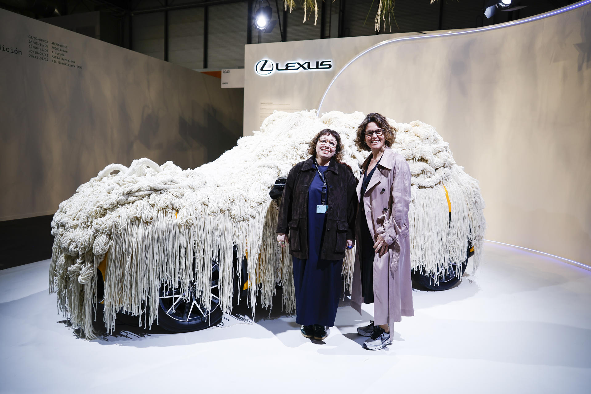 Un vehículo trenzado lidera la propuesta de Lexus para activar los cinco sentidos en ARCO