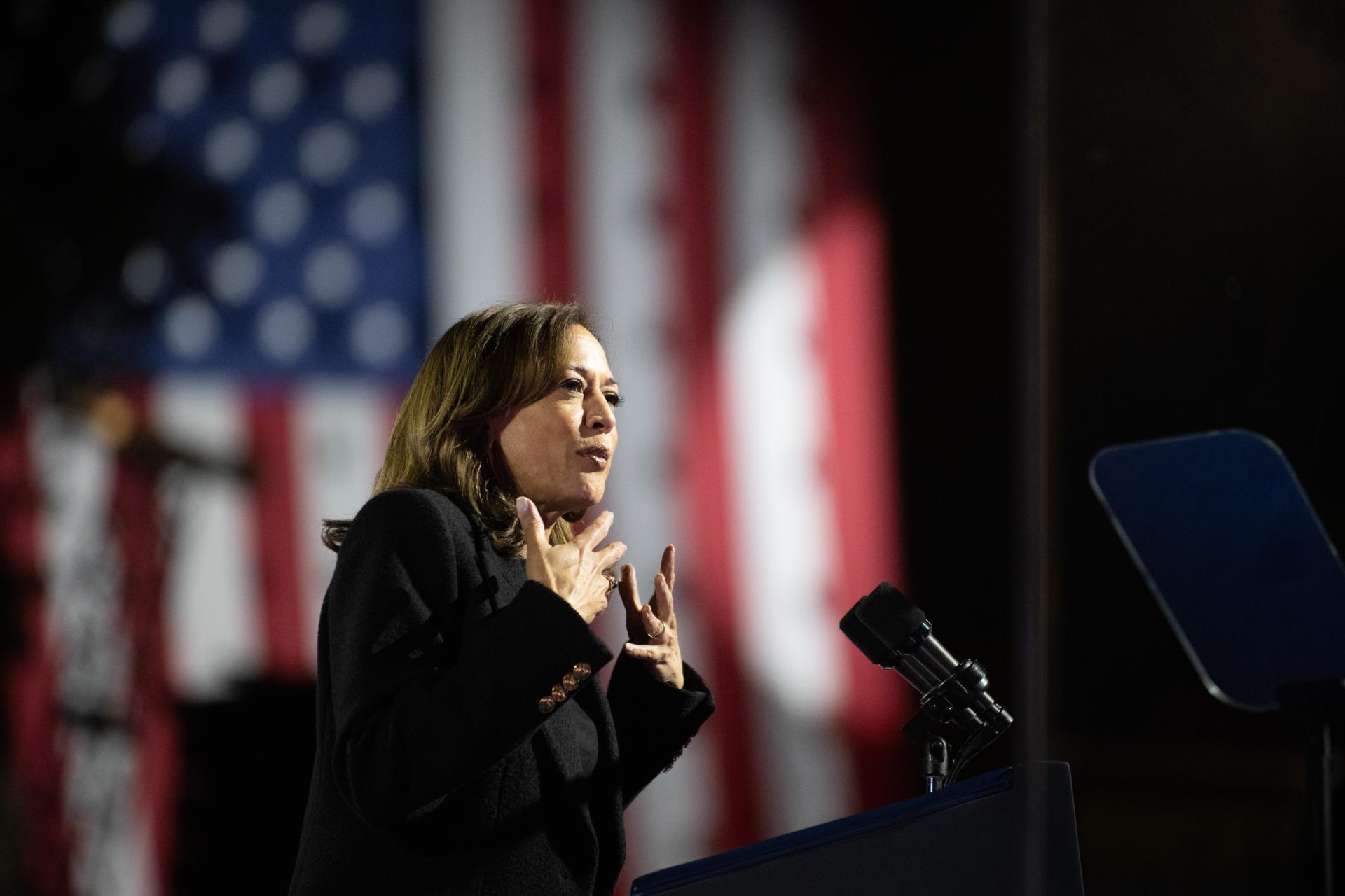 Harris cancela su discurso tras unos resultados en clara desventaja frente a Trump