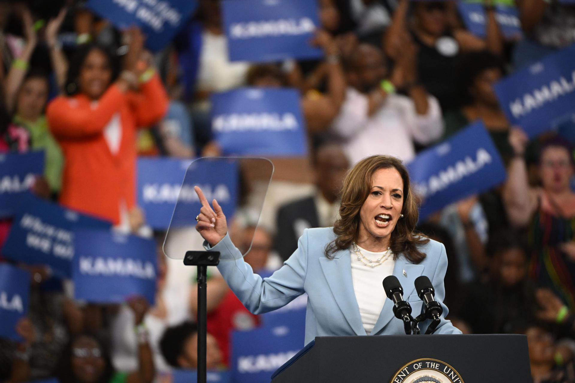 Harris convierte de nuevo a Georgia en un campo de batalla electoral