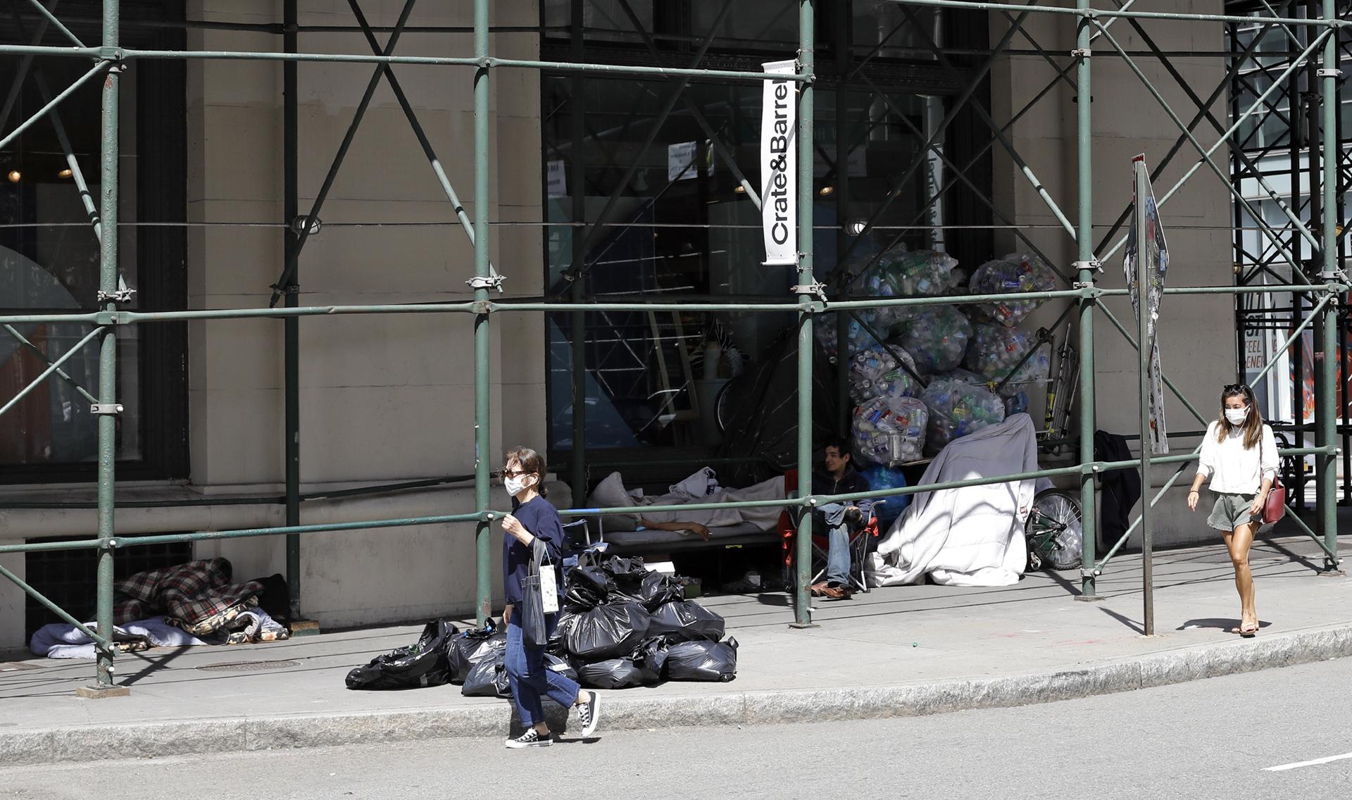 Nueva York alcanza su nivel más alto de personas sin hogar en casi dos décadas