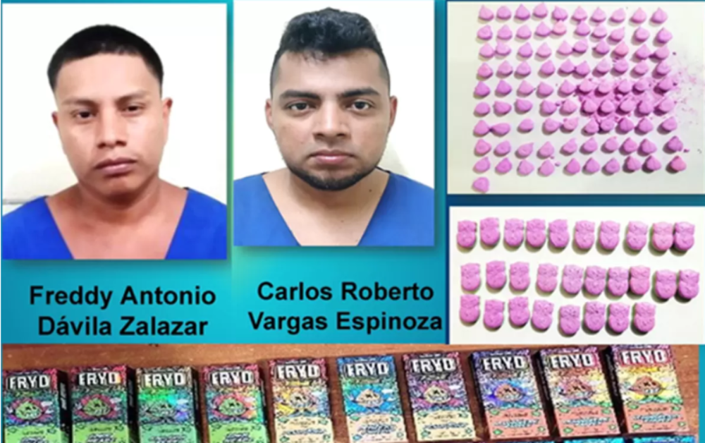 El éxtasis circula en Managua en bolsas de gomitas FRYD
