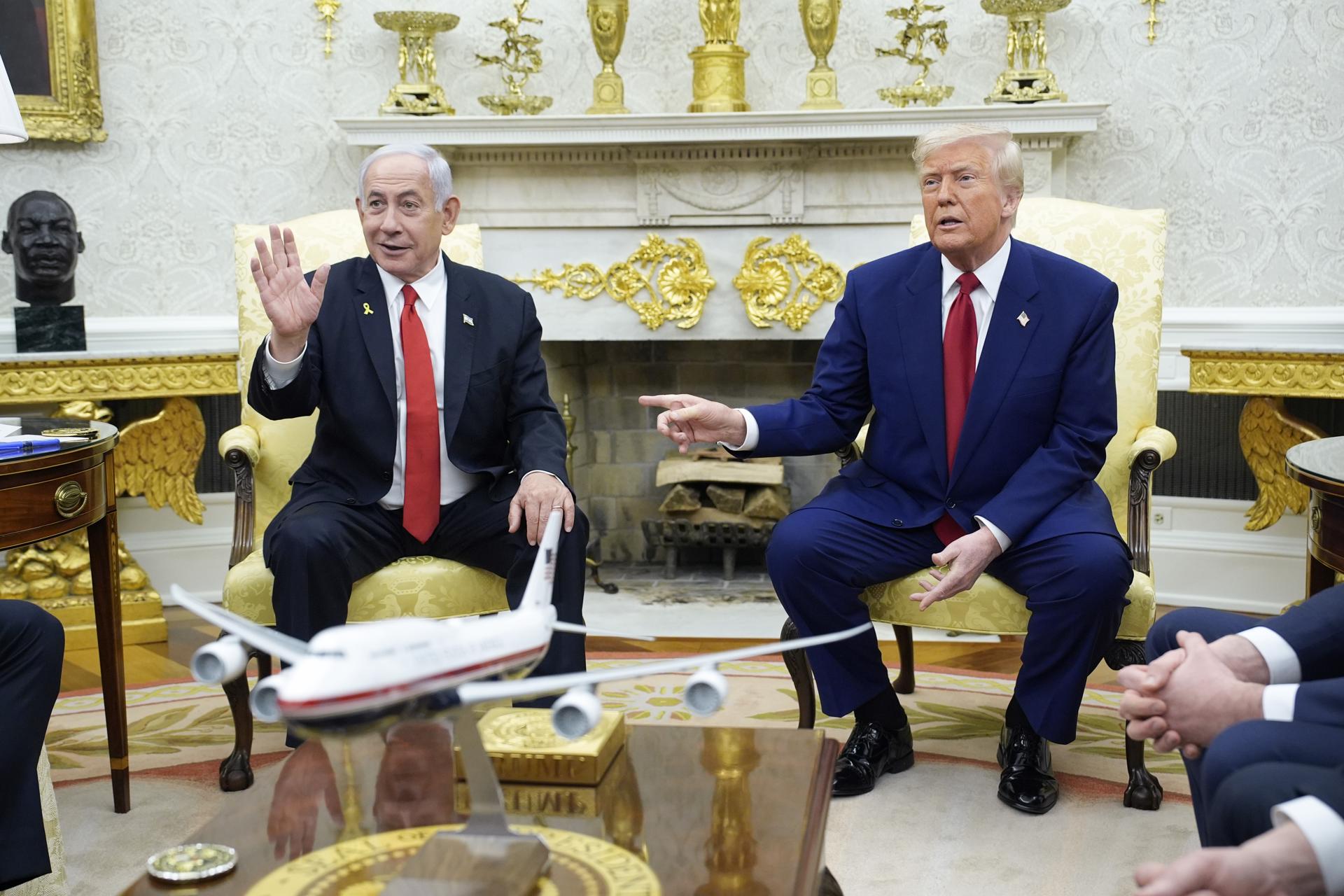Trump habla con Netanyahu sobre aranceles e Irán y dice que están del mismo lado