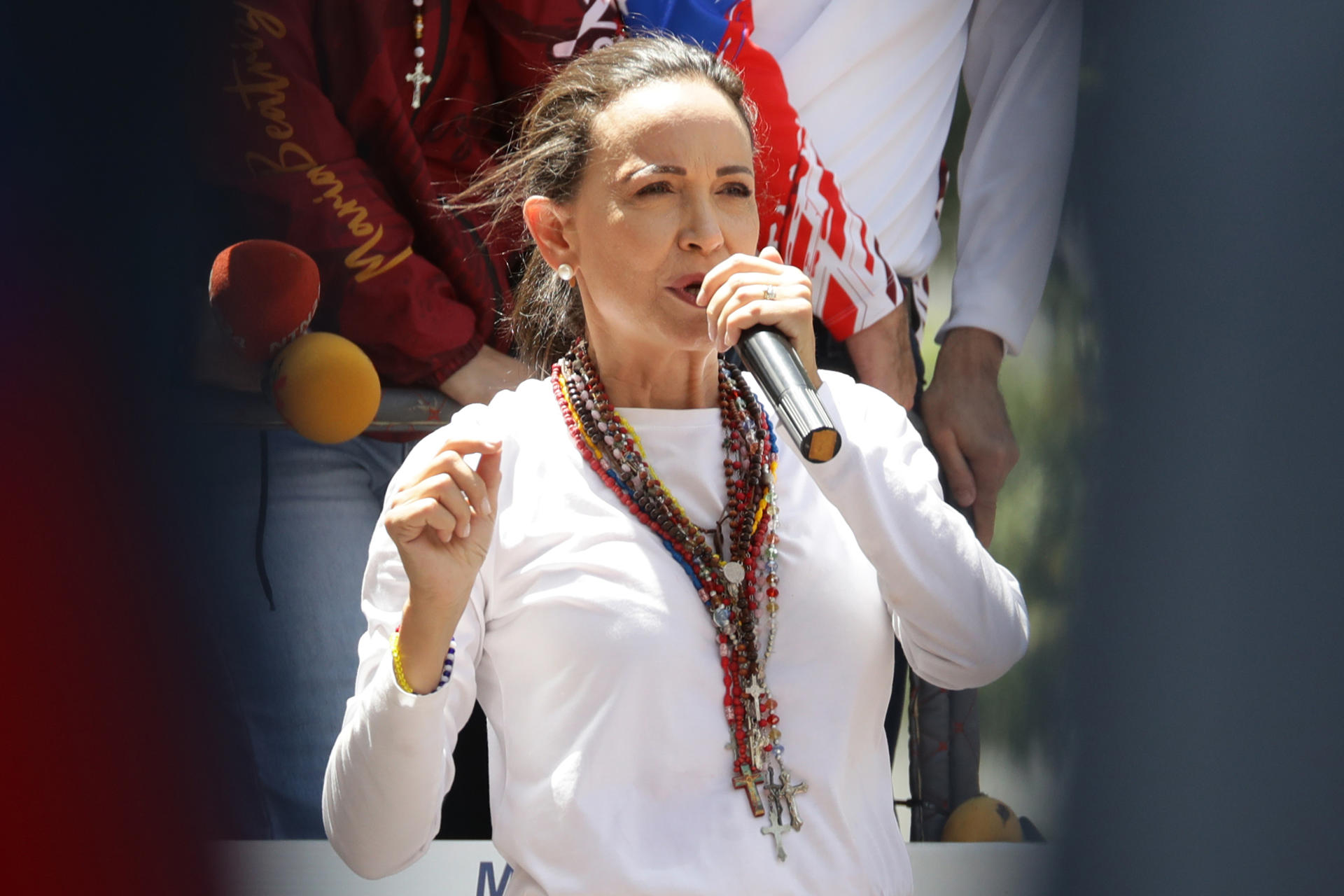 Machado dice que manifestación mundial por González Urrutia marcó una «gran victoria»