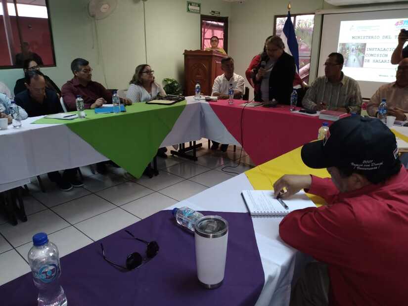 Comienza la «negociación» del salario mínimo 2025 en Nicaragua