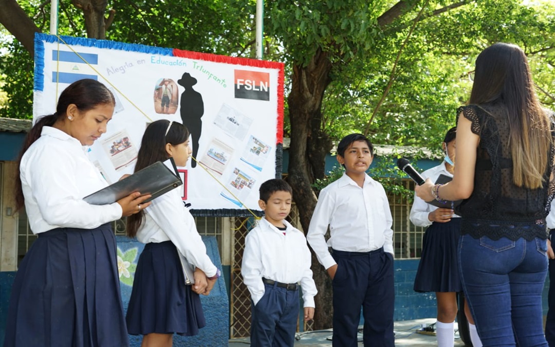 El régimen alista «refuerzo» de adoctrinamiento en las escuelas públicas en Nicaragua