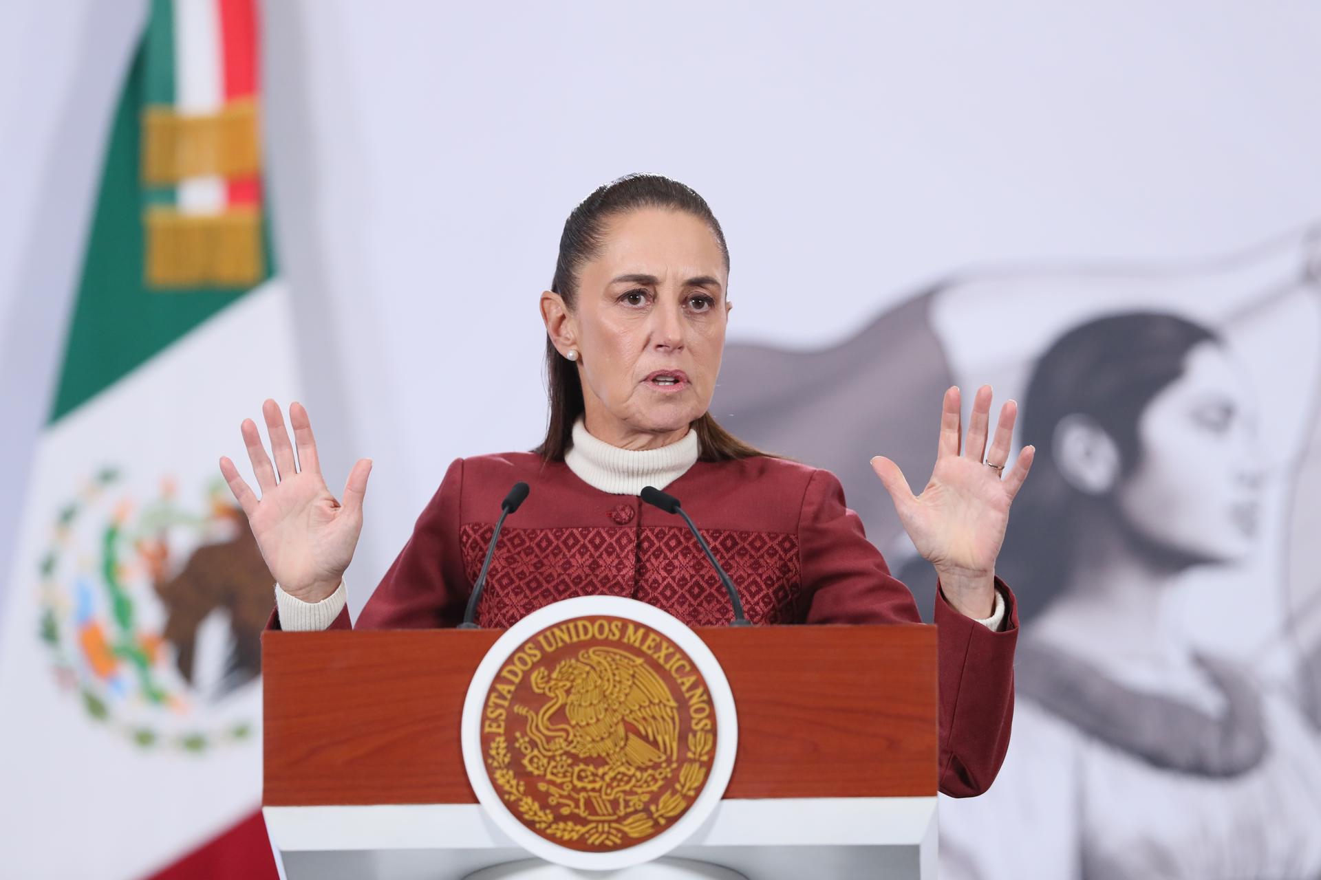 Sheinbaum afirma que está «descartada» una acción militar de EE.UU. en México