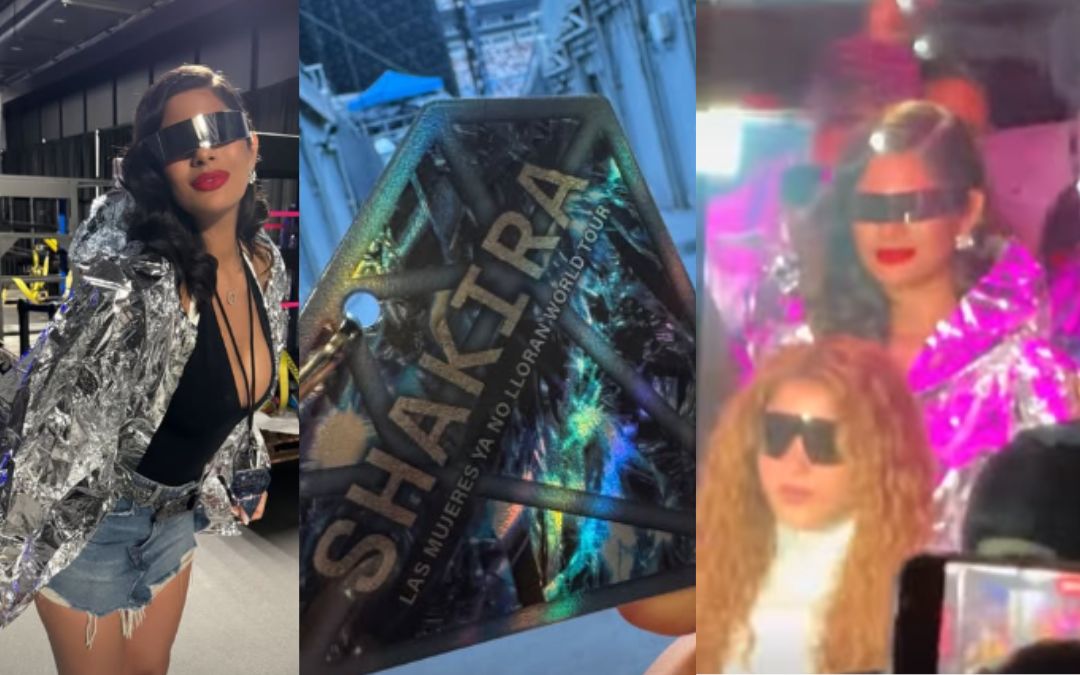 Sheynnis Palacios fue una de las “lobas” del primer concierto de Shakira en Estados Unidos