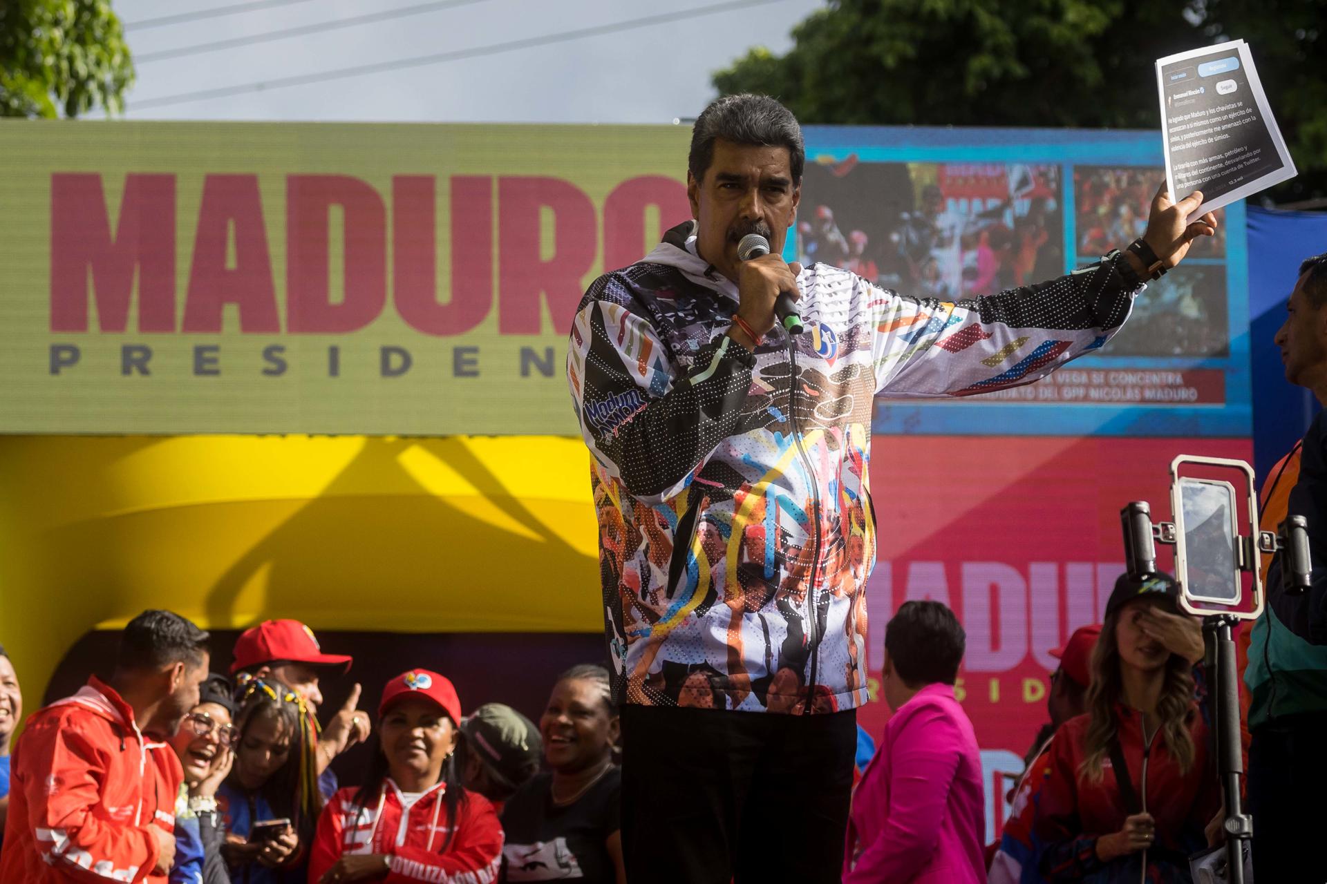 Maduro anuncia una «ofensiva de cierre de campaña» en recta final hacia las presidenciales