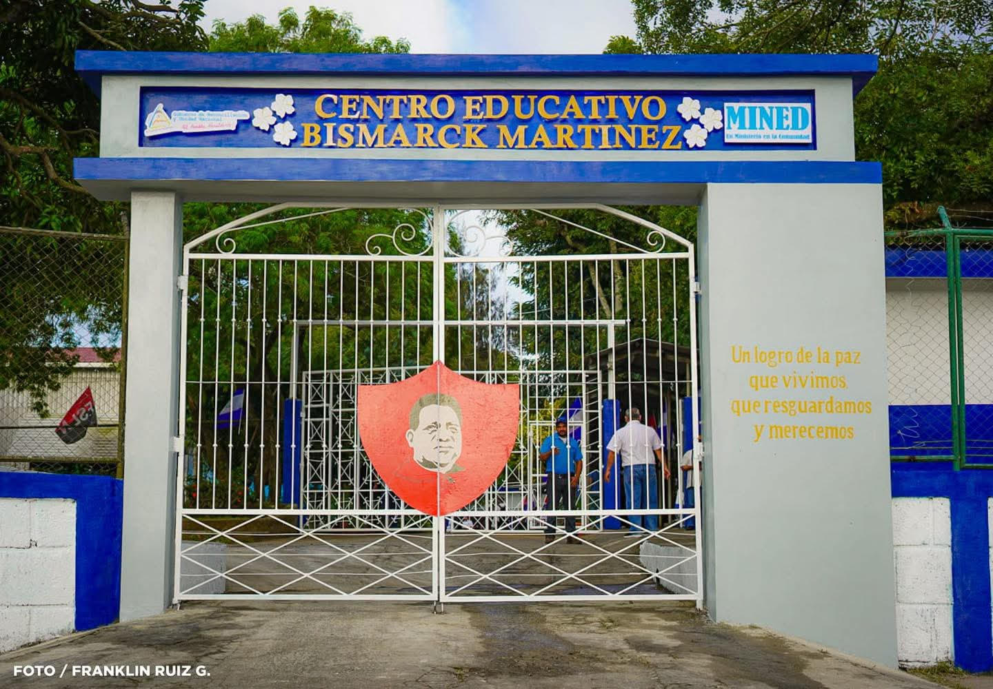 Régimen inaugura “Centro Educativo Bismarck Martínez” tras confiscación del Colegio San José en Jinotepe