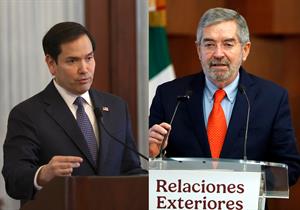 Marco Rubio y el canciller mexicano hablan sobre fentanilo y vuelos de deportación