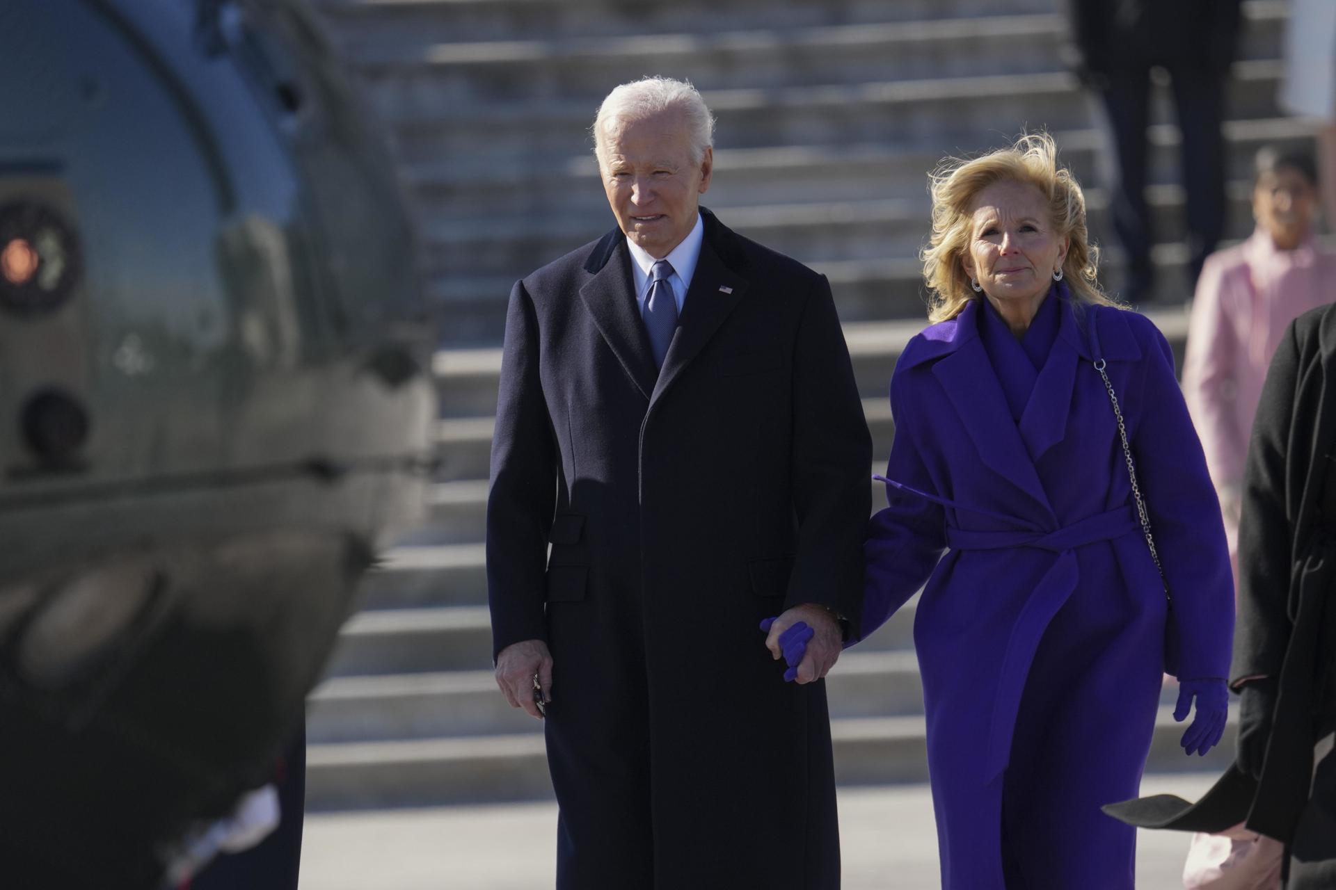 Los Biden dejan Washington tras la investidura de Donald Trump