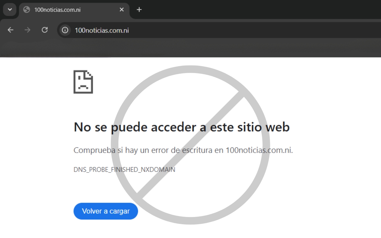 La dictadura bloquea sitios web de medios independientes con dominio .com.ni