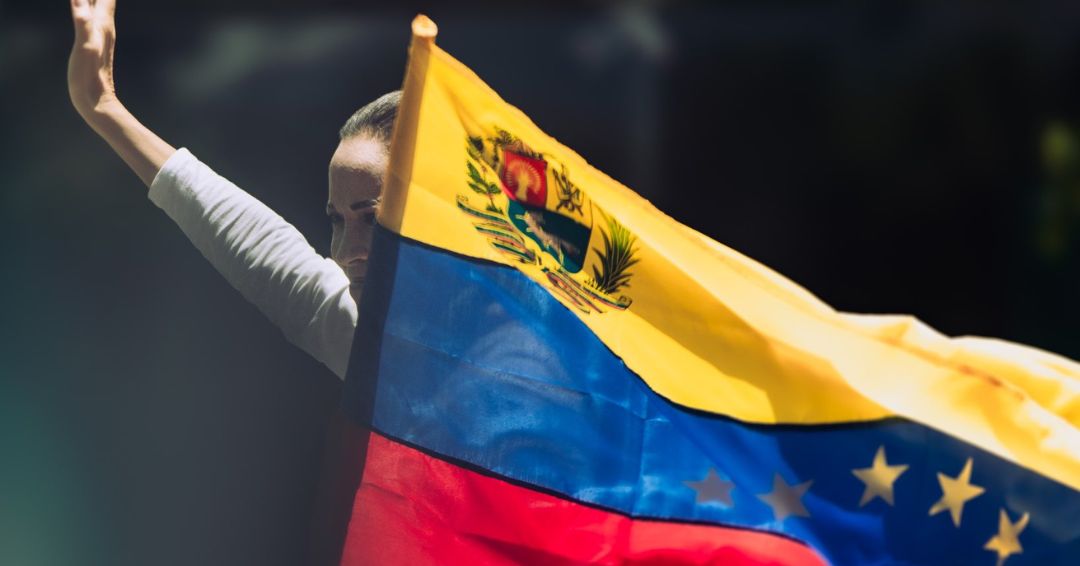 Machado es recibida en la protesta opositora en Caracas al grito de “libertad”