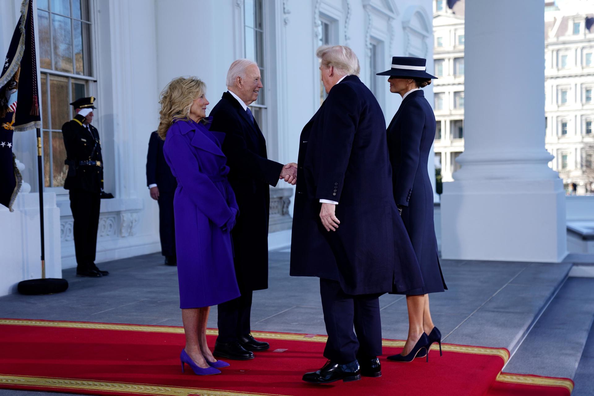 Biden a Trump en la Casa Blanca: «Bienvenido a casa»