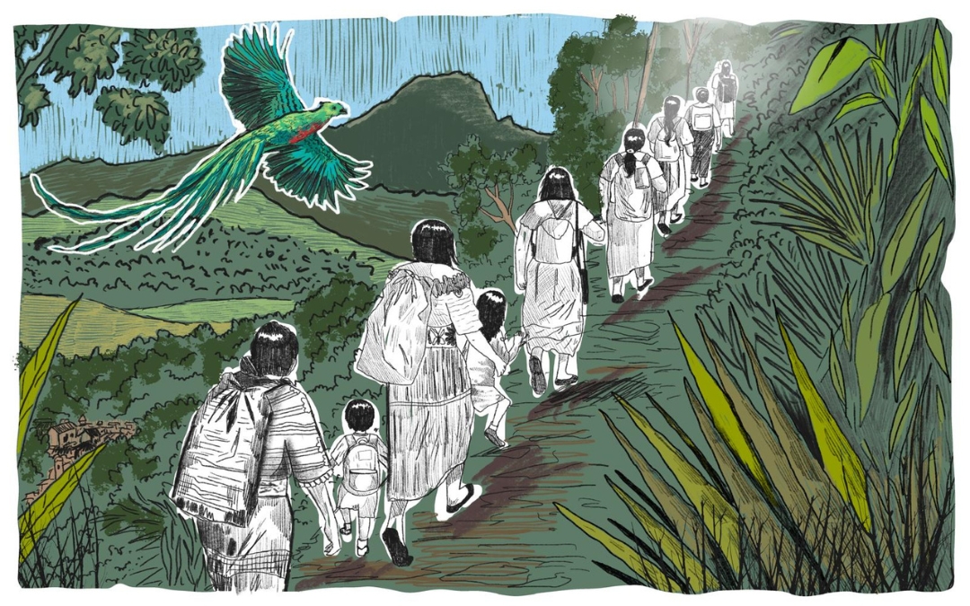 Mujeres indígenas de Guatemala: Una vida entera de migrar para no morir